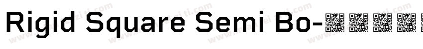 Rigid Square Semi Bo字体转换